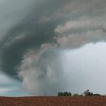Supercélula de tempestade é registrada no interior gaúcho