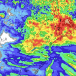 Previsão do tempo – Tendência de chuva para sete dias (19/10/2021)
