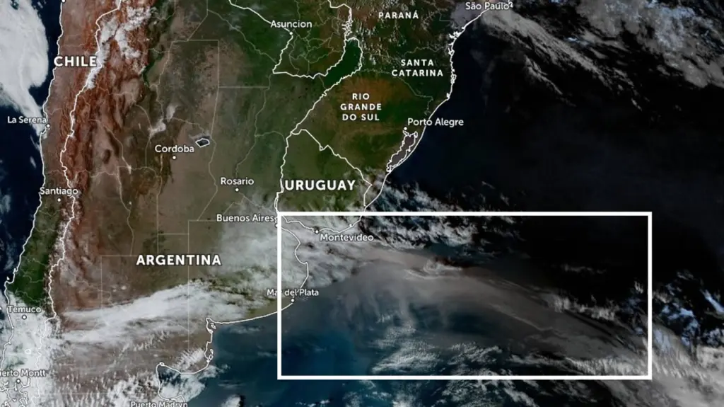 Nuvem de poeira da Patagônia chegará à costa do Sul do Brasil