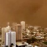 Tempestade de areia, muitos estragos e sete desaparecidos no Mato Grosso do Sul