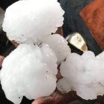 Meteorologa investiga granizo gigante de até 18 centímetros