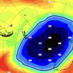 Buraco de ozônio muito grande para os padrões históricos de outubro