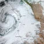 Ciclone bomba na costa Oeste dos Estados Unidos pode ter força recorde