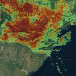 Frente fria avança entre hoje e amanhã com chuva e temporais