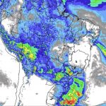Previsão do tempo Brasil – Frente fria alcança São Paulo com chuva