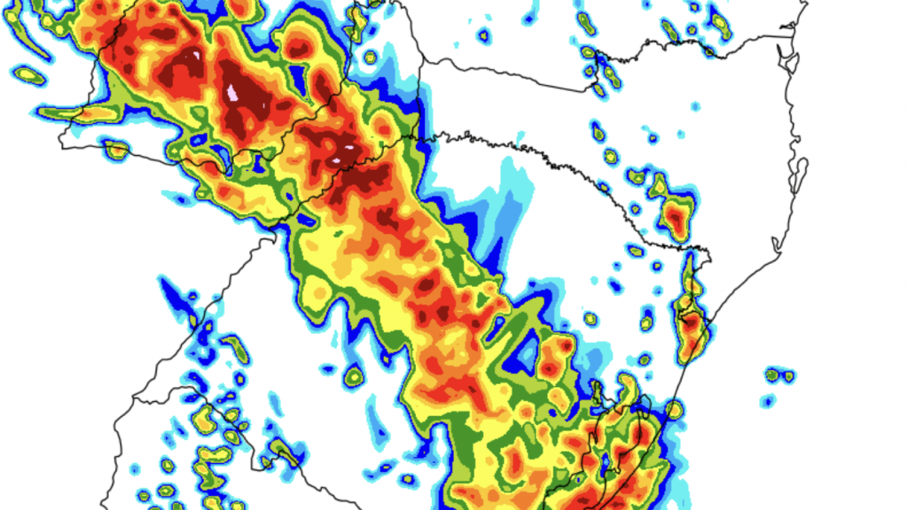 Vendaval é o maior risco durante a formação do ciclone amanhã e sexta