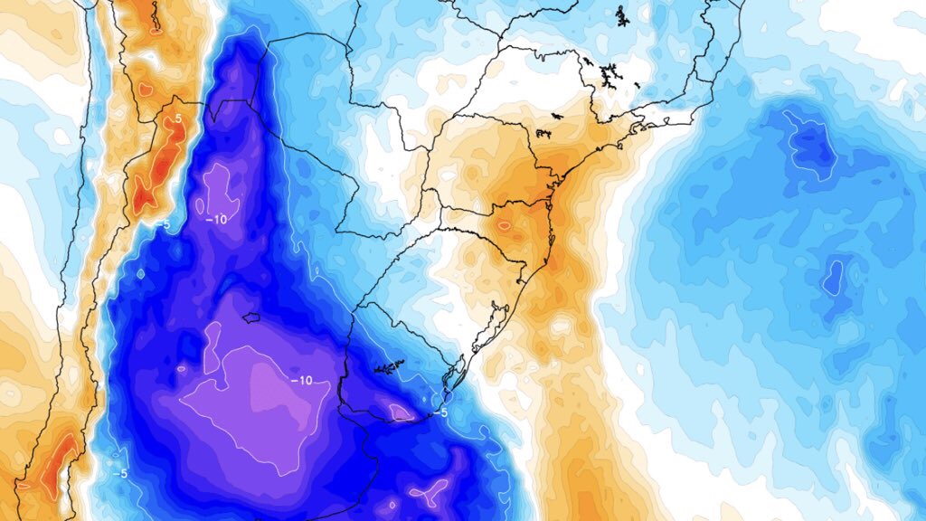 <span class="entry-title-primary">Ar frio que trouxe neve na Patagônia chega ao Sul do Brasil nesta quarta</span> <h2 class="entry-subtitle">Madrugadas da segunda metade da semana terão temperatura muito baixa e mesmo a chance de geada existe</h2>