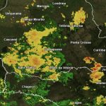 Muita chuva em pontos de Santa Catarina e do Paraná com avanço de frente fria