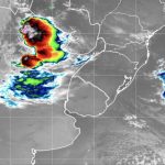 Frente fria chega com vento, quase sem chuva e alivia o calor
