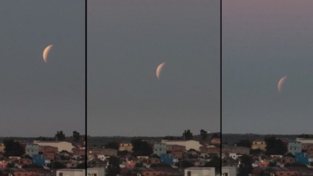 Veja imagens no Sul do Brasil do mais longo eclipse lunar parcial desde 1440