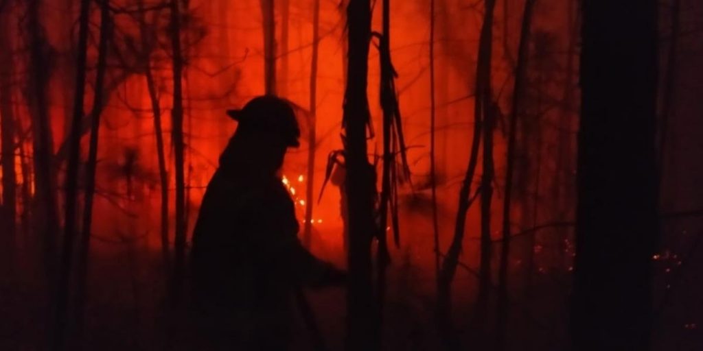 Grande incêndio no litoral acende alerta para o verão gaúcho