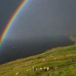 Céu dá espetáculo com belos arco íris no Brasil e na Europa