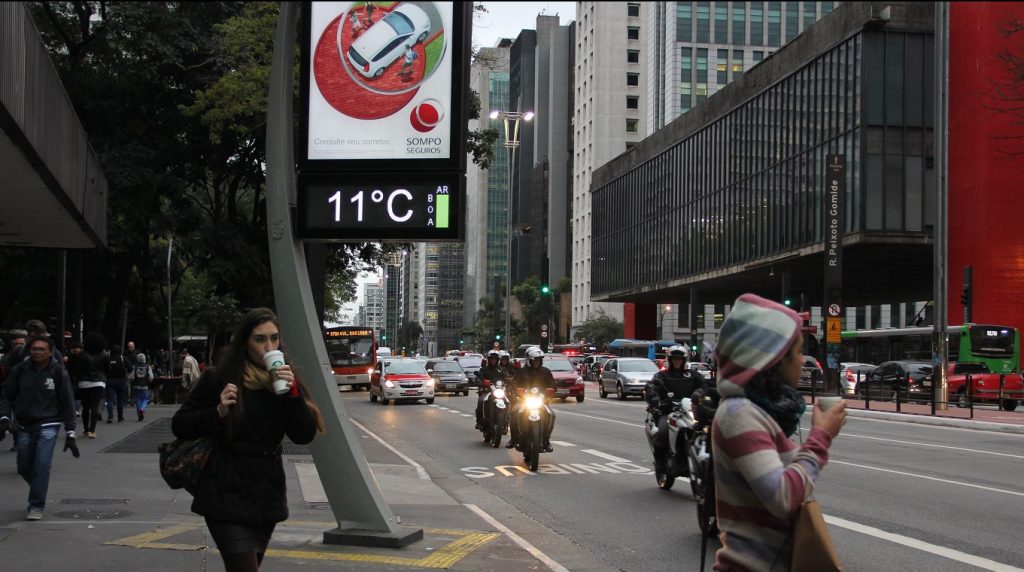 Cidade de São Paulo registra frio de 9,5ºC em plena metade de novembro