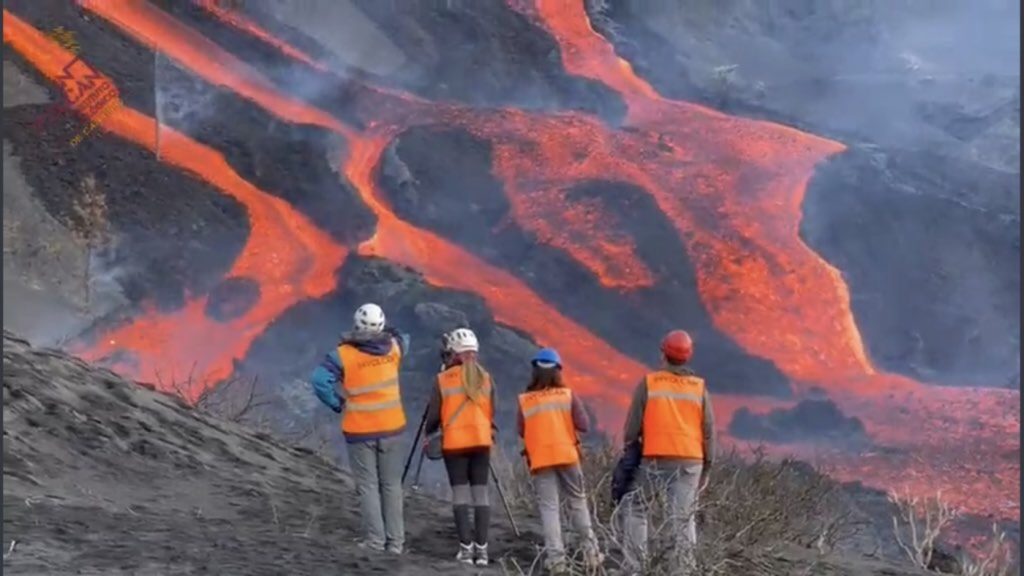 Recorde de terremotos na erupção do vulcão em La Palma