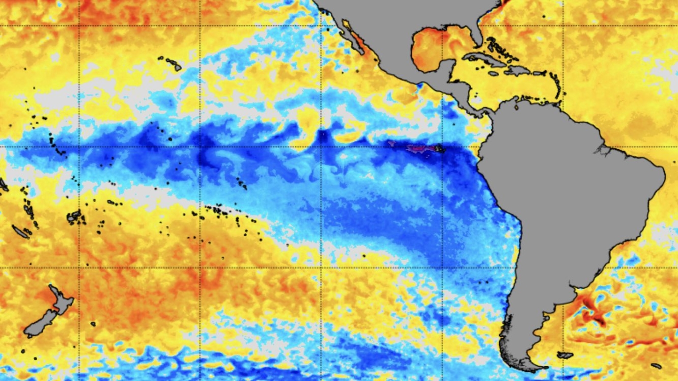 <span class="entry-title-primary">La Niña ganha força no Pacífico e está perto do seu pico de intensidade</span> <h2 class="entry-subtitle">Resfriamento das águas do Pacífico Equatorial associado ao fenômeno La Niña se intensifica neste mês de dezembro com reflexos na chuva do Brasil</h2>