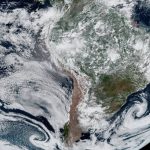 Ciclone subtropical na costa brasileira é um dos maiores no planeta hoje