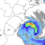Ciclone com trajetória atípica durante a semana na costa brasileira