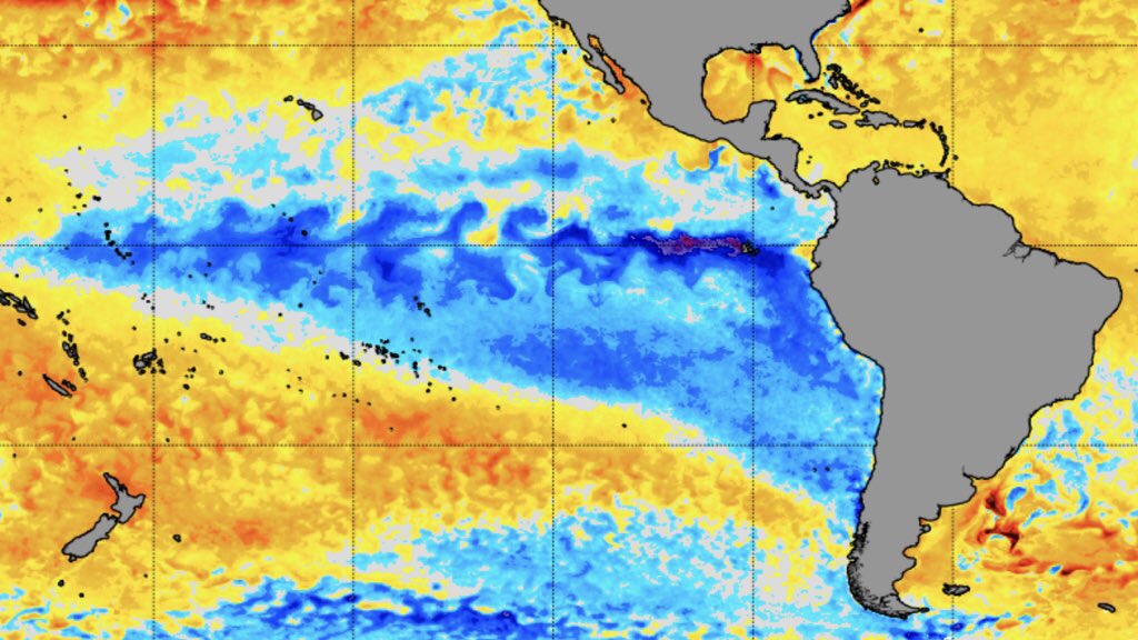 <span class="entry-title-primary">La Niña ganhará força no Leste do Oceano Pacífico Equatorial</span> <h2 class="entry-subtitle">Fenômeno que já provoca quebra e enormes prejuízos para o milho tende a se intensificar perto de Peru e Equador </h2>