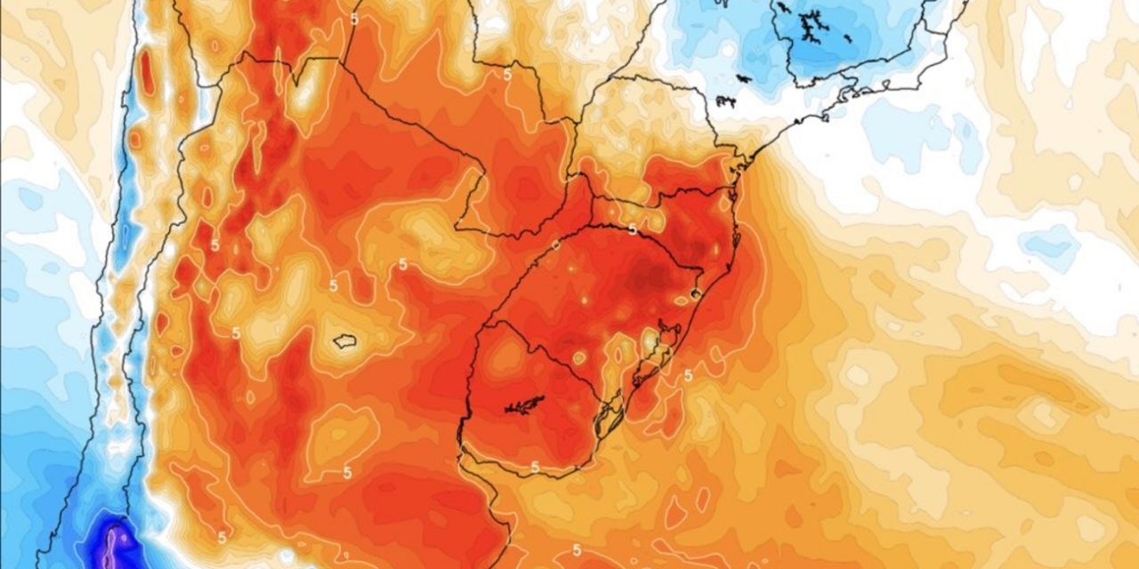<span class="entry-title-primary">Brutal onda de calor traz temperatura de Oriente Médio na América do Sul</span> <h2 class="entry-subtitle">Calor no Centro da América do Sul é extremo neste começo de ano com máximas que estão superando 41ºC no Sul do Brasil e se aproximam de 47ºC na Argentina</h2>