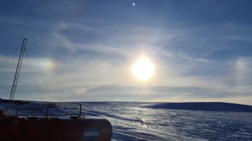 Recordes de temperatura alta em base polar na Antártida