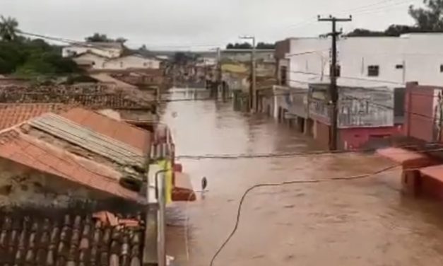 Chuva inunda cidades no Maranhão, Piauí e Tocantins