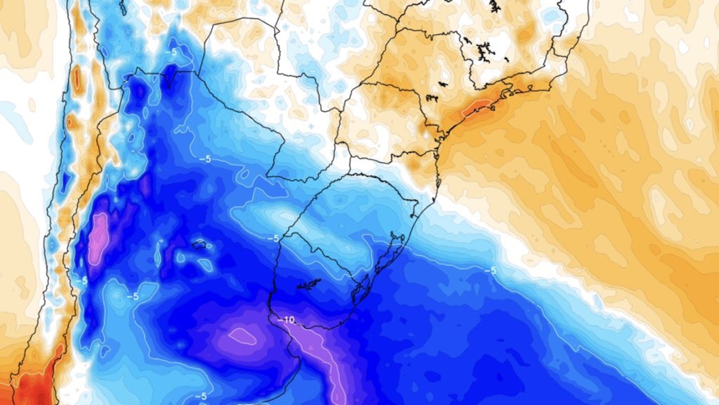 <span class="entry-title-primary">O dia do alívio</span> <h2 class="entry-subtitle">Frente fria atua no Rio Grande do Sul com chuva e pelo Sul avança uma massa de ar mais frio que trará a temperatura para patamar agradável </h2>