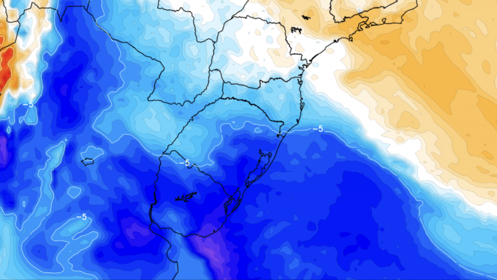 Veja a incrível diferença de temperatura de ontem para hoje