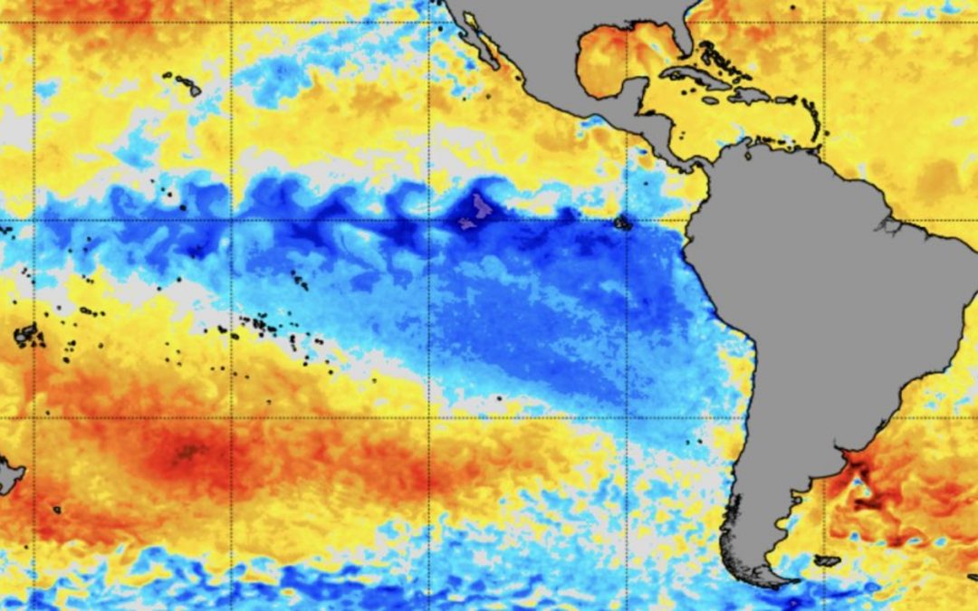 La Niña segue perdendo força até o começo do outono de 2022 Modelos projetam que o resfriamento no Pacífico Equatorial poderá chegar ao fim em meados de abril, porém até lá, segue a irregularidade de chuva no Sul