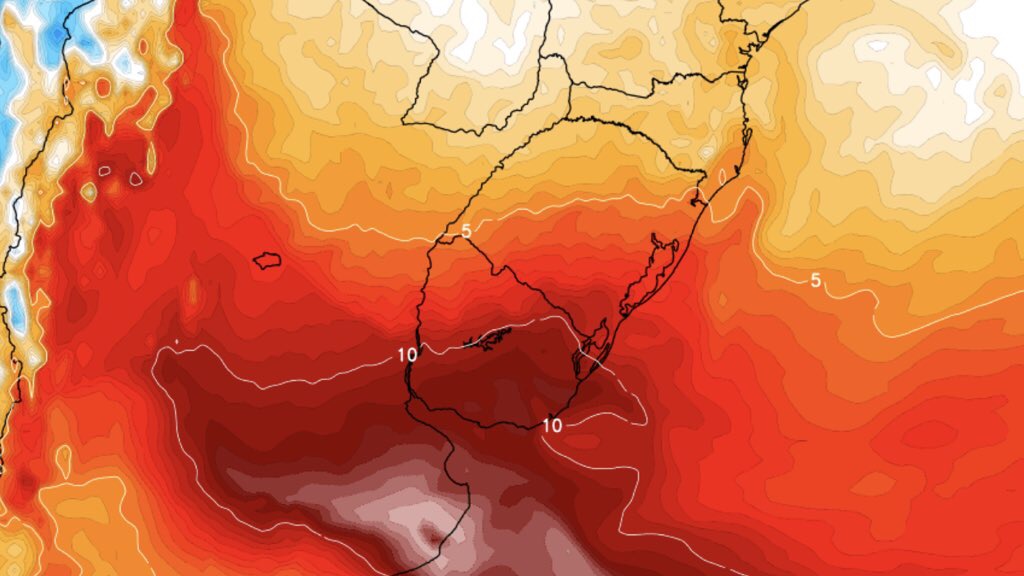 <span class="entry-title-primary">Centro da bolha de calor no Prata trará temperaturas extremas</span> <h2 class="entry-subtitle">Tarde e noite desta sexta-feira será de calor incomum no Centro da Argentina, Uruguai e parte do Rio Grande do Sul </h2>