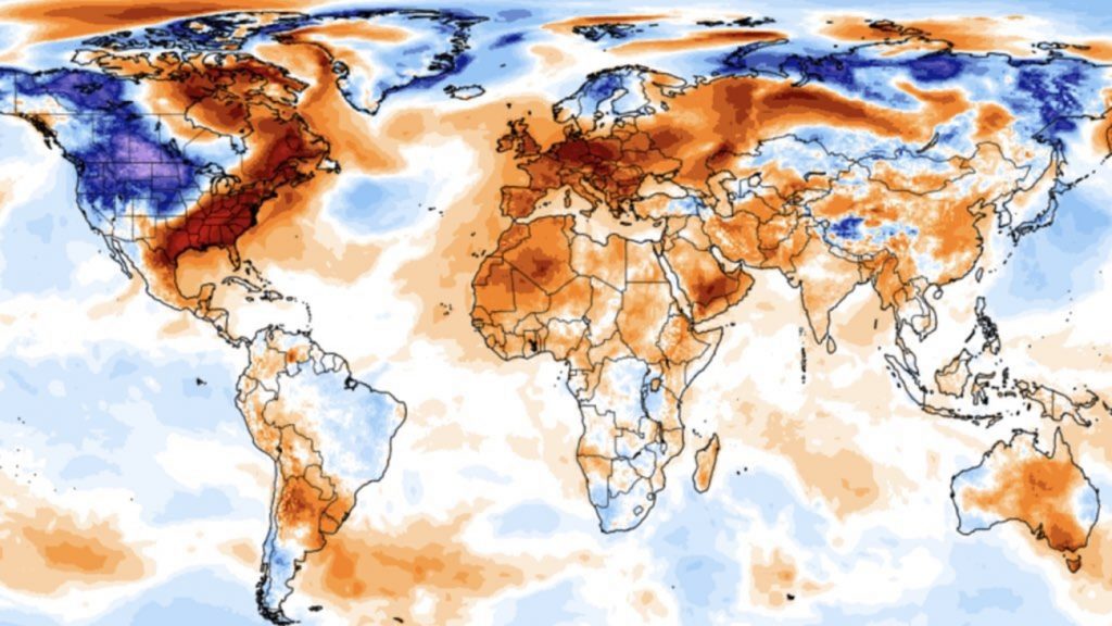 Um começo de ano maluco nas temperaturas do planeta