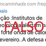 Checamos: nenhum dado indica o fevereiro mais quente da história