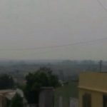 Fumaça de queimadas cobre cidade do Oeste gaúcho