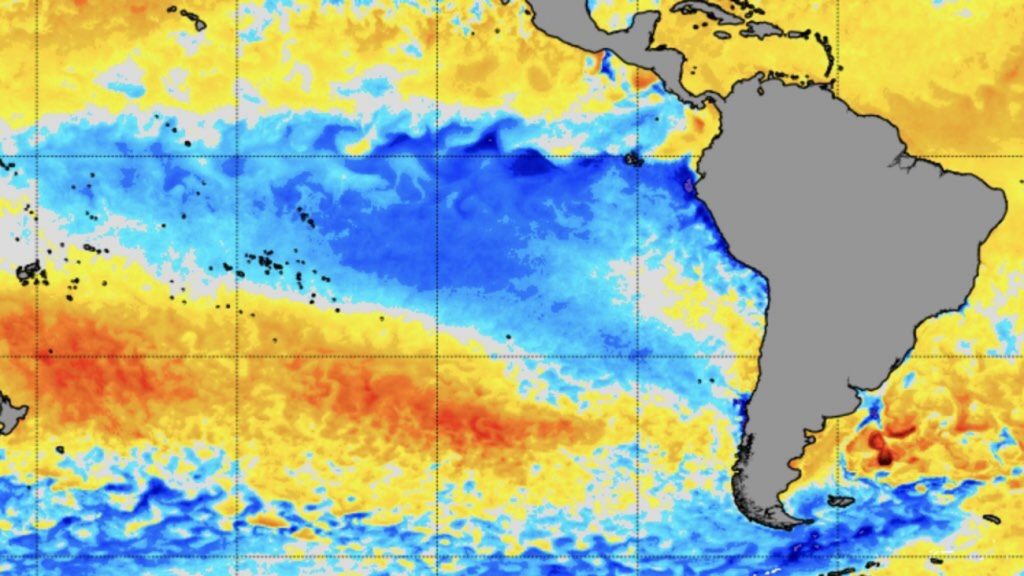 La Niña – Pacífico Leste tem intensificação de resfriamento