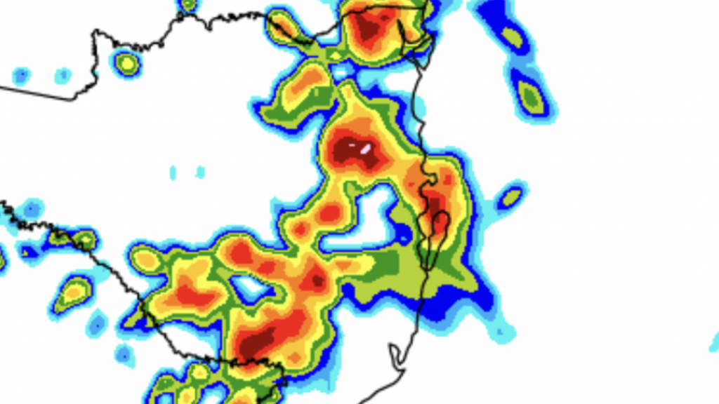 Alto risco de temporais no Leste de Santa Catarina