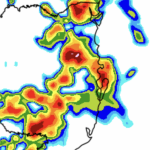 Alto risco de temporais no Leste de Santa Catarina