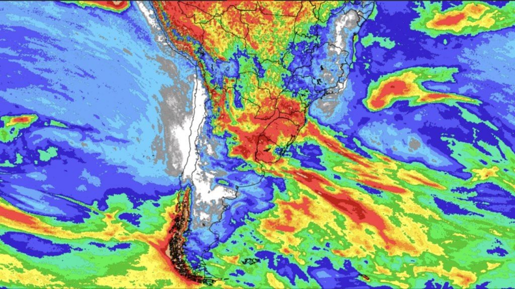 Previsão do tempo – Tendência de chuva para sete dias (25/02/2022)