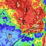 Previsão do tempo – Tendência de chuva para sete dias (18/02/2022)