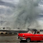 Tromba d´água se transforma em tornado e causa danos em Cuba