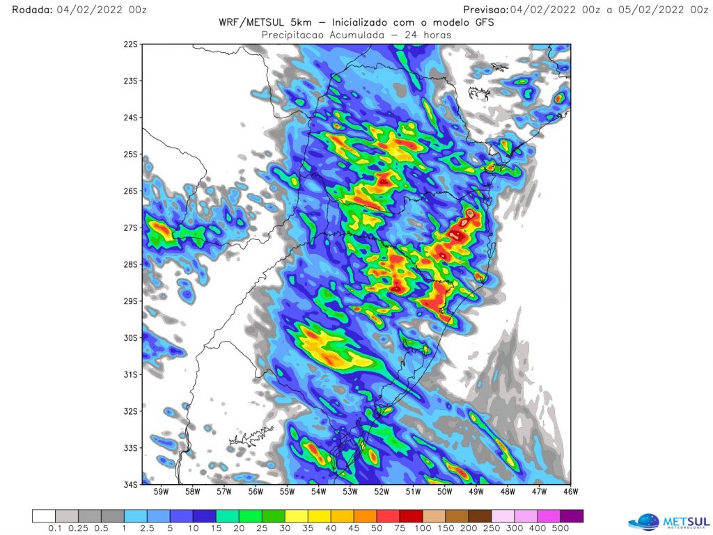 Frente fria causa temporais isolados em regiões gaúchas