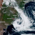 Ciclone impulsiona ar mais frio neste começo de semana