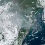 Fumaça da Argentina cobre grande parte do Sul do Brasil