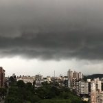 Frente fria provocará chuva e temporais isolados no Sul do Brasil