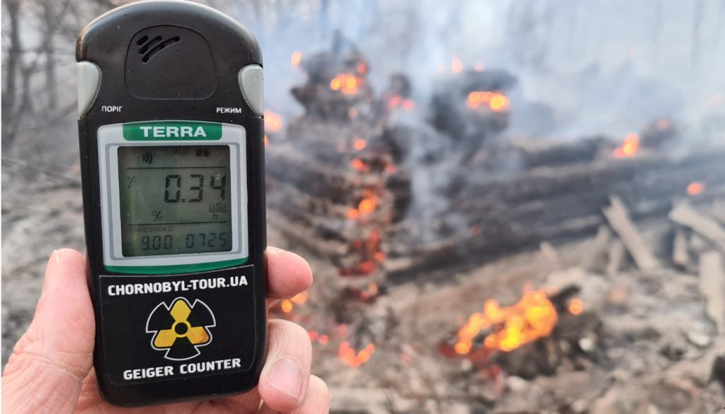 Incêndios florestais atingem floresta de Chernobyl