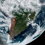 Grande parte do Cone Sul sem nuvens