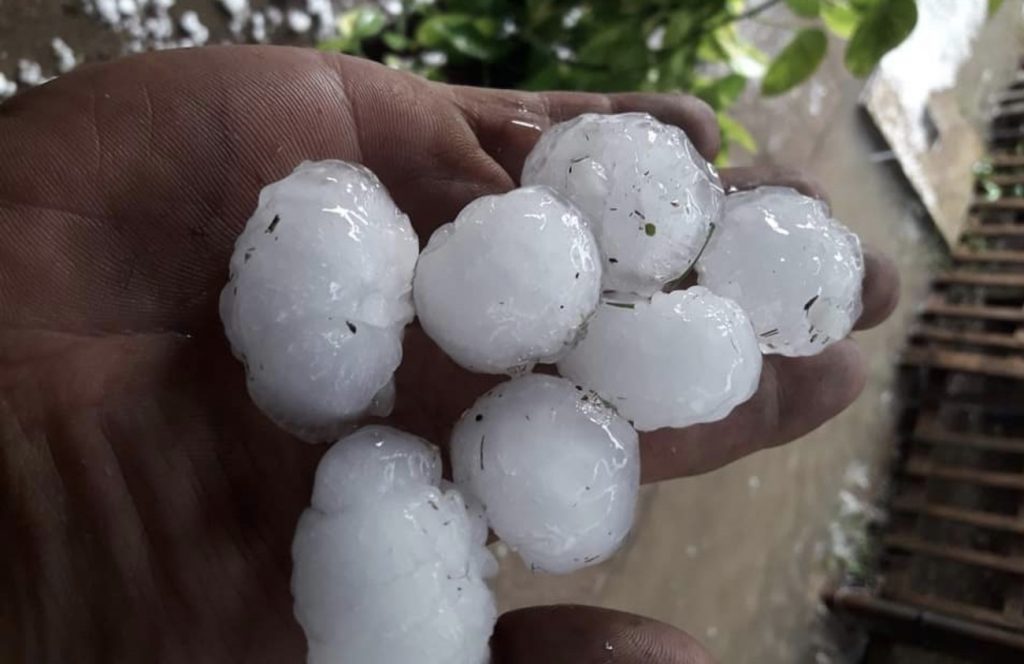 Temporais de granizo atingem a Argentina