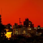 Um fim de semana com show de cores no céu