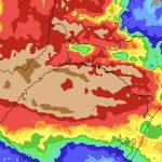 Aviso de chuva volumosa em parte do Sul do Brasil