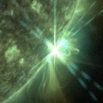 Maior explosão no sol do atual ciclo solar de 11 anos