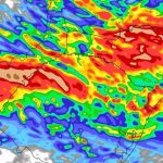 Risco de chuva forte e temporais de granizo no Sul do Brasil