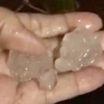 Ciclone se forma na costa e traz ar frio após chuva e granizo